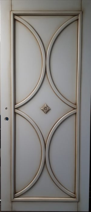 Межкомнатная дверь в профиле массив (эмаль с патиной) Туапсе